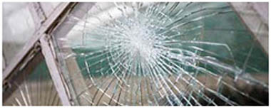 Greenwich Peninsula Smashed Glass